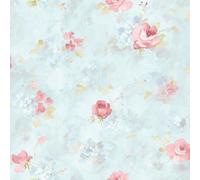 Galerie Abby Rose 4 Morning Dew Wallpaper Galerie Wallcoverings Blue 10050mm x 530mm
