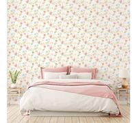 Galerie Abby Rose 4 Pink Green Yellow Fern Floral Smooth Wallpaper