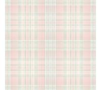 Galerie Abby Rose 4 Pink/Turquoise Check Plaid Textured Wallpaper Roll