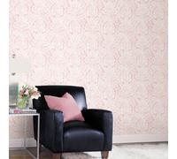Galerie Abby Rose 4 Pink Valentine Damask Smooth Wallpaper