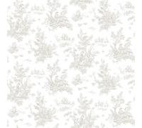 Galerie Abby Rose 4 Toile Wallpaper Galerie Wallcoverings Light Grey 10050mm x 530mm