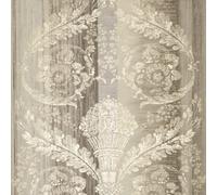 Galerie Adonea Nerites Taupe Metallic Damask Stripe Smooth A4 Wallpaper Sample