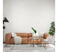 Galerie Adonea Zeus Snow Metallic Geometric 3D Embossed Wallpaper Roll