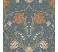 Galerie Apelviken 2 Blue Blush Tulips Smooth A4 Wallpaper Sample