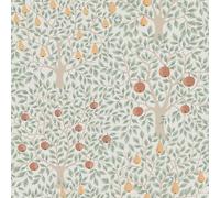 Galerie Apelviken 2 White/Green Apples and Pears Wallpaper Roll