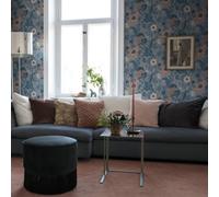Galerie Apelviken Blue Pink Anemone Smooth Wallpaper