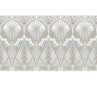 Galerie Arts And Crafts Beige Patterned A4 Wallpaper Sample