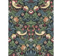 Galerie Arts And Crafts Green Patterned A4 Wallpaper Sample