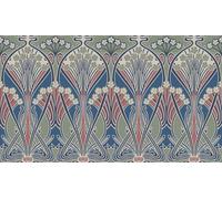 Galerie Arts And Crafts Green Patterned A4 Wallpaper Sample