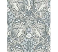Galerie Arts And Crafts Grey Patterned A4 Wallpaper Sample