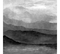 Galerie Atmosphere Grey Mountain Wall Mural