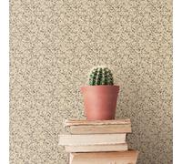 Galerie Bazaar Black Light Ochre Tangier Tile Smooth Wallpaper
