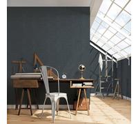 Galerie Bazaar Dark Teal Moss Stripe Smooth Wallpaper