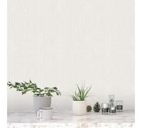 Galerie Bazaar Light Grey Moss Stripe Smooth Wallpaper