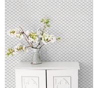 Galerie Bazaar Navy Boho Beehive Smooth Wallpaper