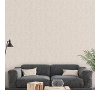 Galerie Bazaar Neutral Taupe Broadleaf Smooth Wallpaper