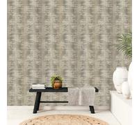 Galerie Bazaar Taupe Black Bazaar Weave Smooth Wallpaper