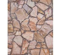 Galerie Beige Claystone Cottage Motif A4 Wallpaper Sample