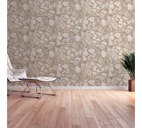 Galerie Beige Claystone Cottage Motif Wallpaper