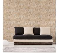 Galerie Beige Claystone Cottage Motif Wallpaper