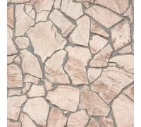 Galerie Beige Claystone Cottage Motif Wallpaper