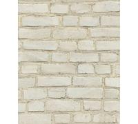 Galerie Beige Coastal Brick Effect Motif A4 Wallpaper Sample