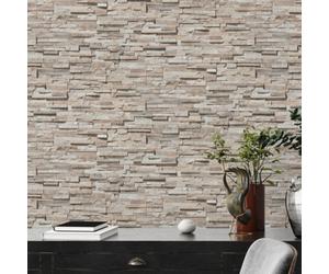 Galerie Beige Graceful Granite Motif Wallpaper