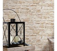 Galerie Beige Stone Symphony Motif Wallpaper