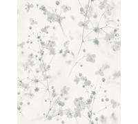 Galerie Blooming Wild White/grey Delicate Buttercup Motif A4 Wallpaper Sample