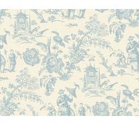 Galerie Blue Chinois A4 Wallpaper Sample