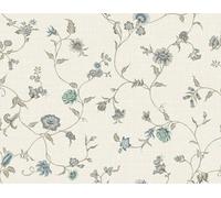 Galerie Blue Florale A4 Wallpaper Sample