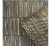 Galerie Boutique Collection Shimmery Geometric Bamboo Stripe Wallpaper