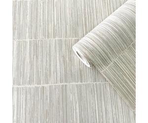 Galerie Boutique Collection Shimmery Geometric Bamboo Stripe Wallpaper