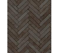 Galerie Bricks and More Herringbone Brick Wallpaper Galerie Wallcoverings Grey 10050mm x 530mm