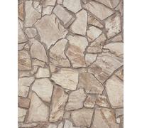 Galerie Bricks and More Stone Wall Wallpaper Galerie Wallcoverings Beige 10050mm x 530mm