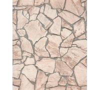Galerie Bricks and More Stone Wall Wallpaper Galerie Wallcoverings Medium Beige 10050mm x 530mm