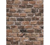 Galerie Bronze Brown Brickshire Residents Motif A4 Wallpaper Sample