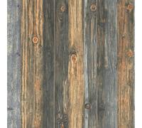 WW22217 Woods and Wicker Wood Bronze Brown Galerie Wallpaper