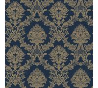 Galerie CI38213 Classic Silks 4 Classic Damask Blue Wallpaper