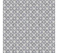 Galerie Classic Silks 3 Blue Quatrefoil Smooth A4 Wallpaper Sample