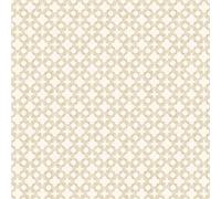 Galerie Classic Silks 3 Cream Quatrefoil Smooth A4 Wallpaper Sample
