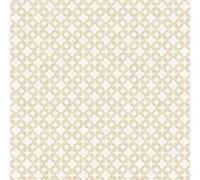 Galerie Classic Silks 3 Cream Quatrefoil Smooth Wallpaper