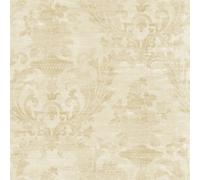 Galerie Classic Silks 3 Cream Vintage Effect Floral Damask Smooth Wallpaper