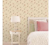 Galerie Classic Silks 4 Beige Floral Trail Wallpaper