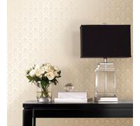 Galerie Classic Silks 4 Cream Mini Damask Wallpaper