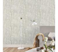 Galerie Classic Silks 4 Silver Grey Plaster Effect Wallpaper