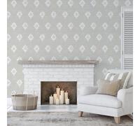 Galerie Classic Silks 4 Silver Silk Effect Damask Wallpaper