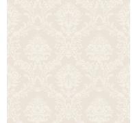 Galerie Classic Silks 4 White Document Damask A4 Wallpaper Sample