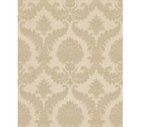 Galerie Cottage Chic Beige Damask A4 Wallpaper Sample