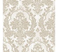 Galerie Cottage Chic Beige Large Damask Wallpaper Roll